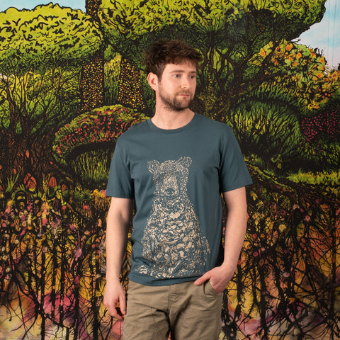 Organic cotton t-shirt “Blueberry Bear”
