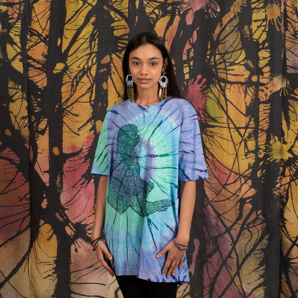 Organic cotton tie dye t-shirt "Harry Otter"