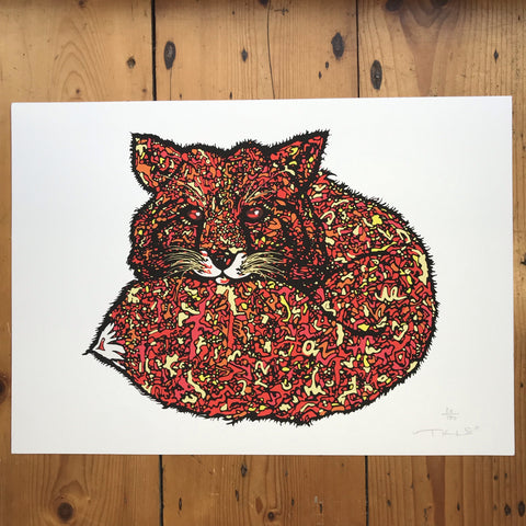 "Freestyle Fox" Art Print