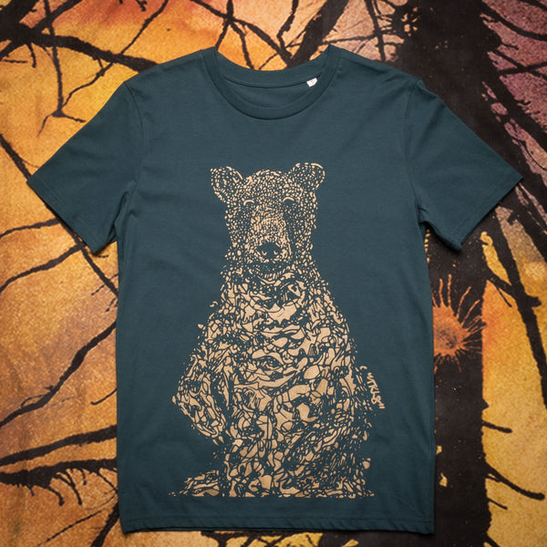 Organic cotton t-shirt “Blueberry Bear”