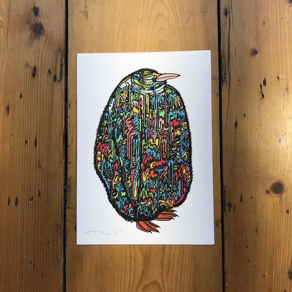 "808 Penguin" Art Print